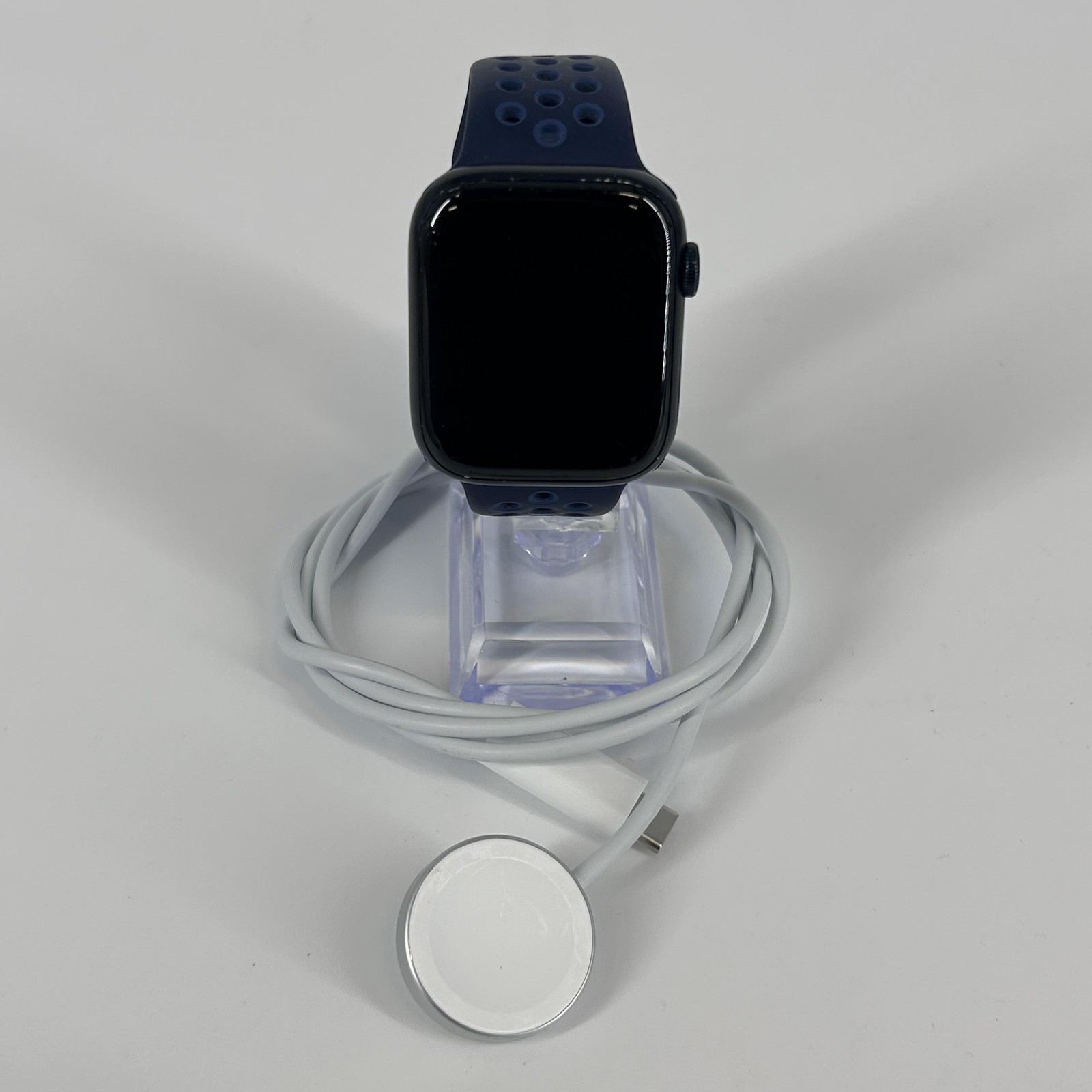 Apple Watch (Series 9) 45mm Blue Aluminum (GPS) w/ Blue Nike Sport Band – Fair