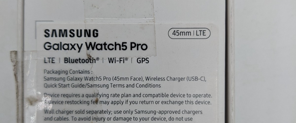 Samsung Galaxy Watch5 Pro | LTE Version | 45mm | Gray Titanium | See Pictures