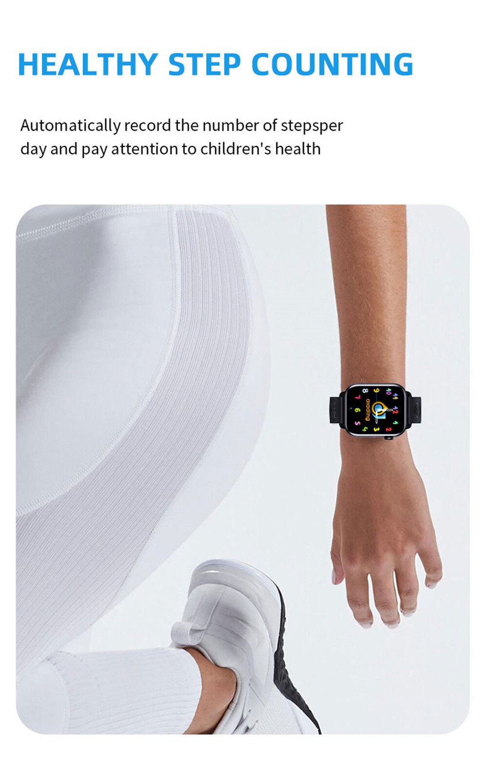 Kids Watches Smart Bracelet Dual Camera SOS SIM Card Support Location Tracker