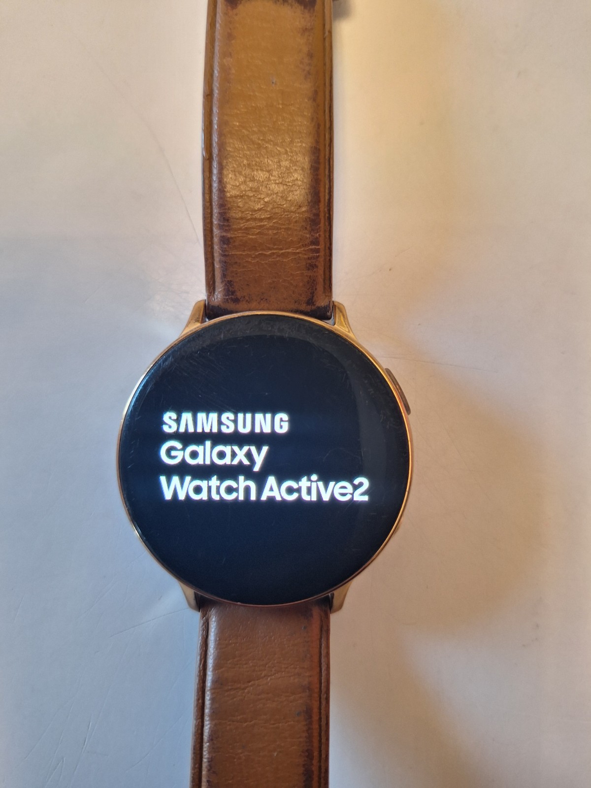 Samsung Galaxy Watch Active 2, SM-R825U, 4GB, 44mm, Tested Gold Case #001