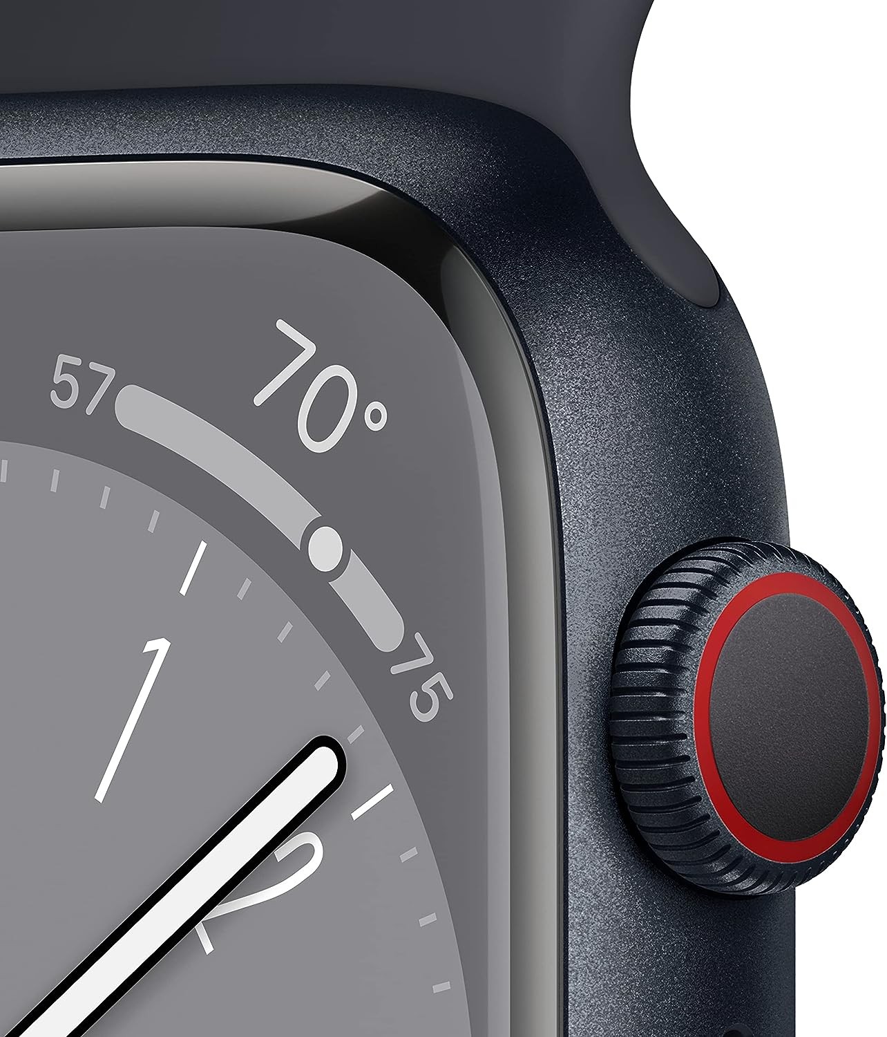 Apple Watch Series 8 GPS + LTE 45MM Midnight Aluminum Case Midnight Sport Band