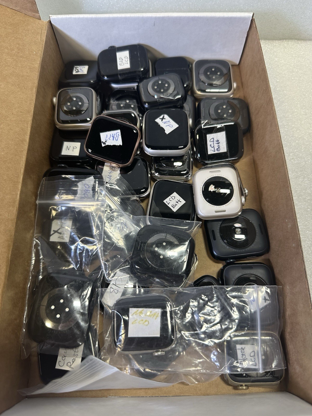 LOT OF 87 Apple Watch Series 1-10, SE 1st, 2nd. MIX of Models, Colors and GB
