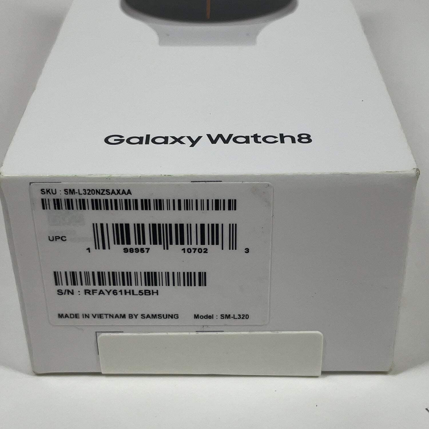 New GPS Only Samsung Galaxy Watch8 Armor Aluminum SM-L320NZSAXAA