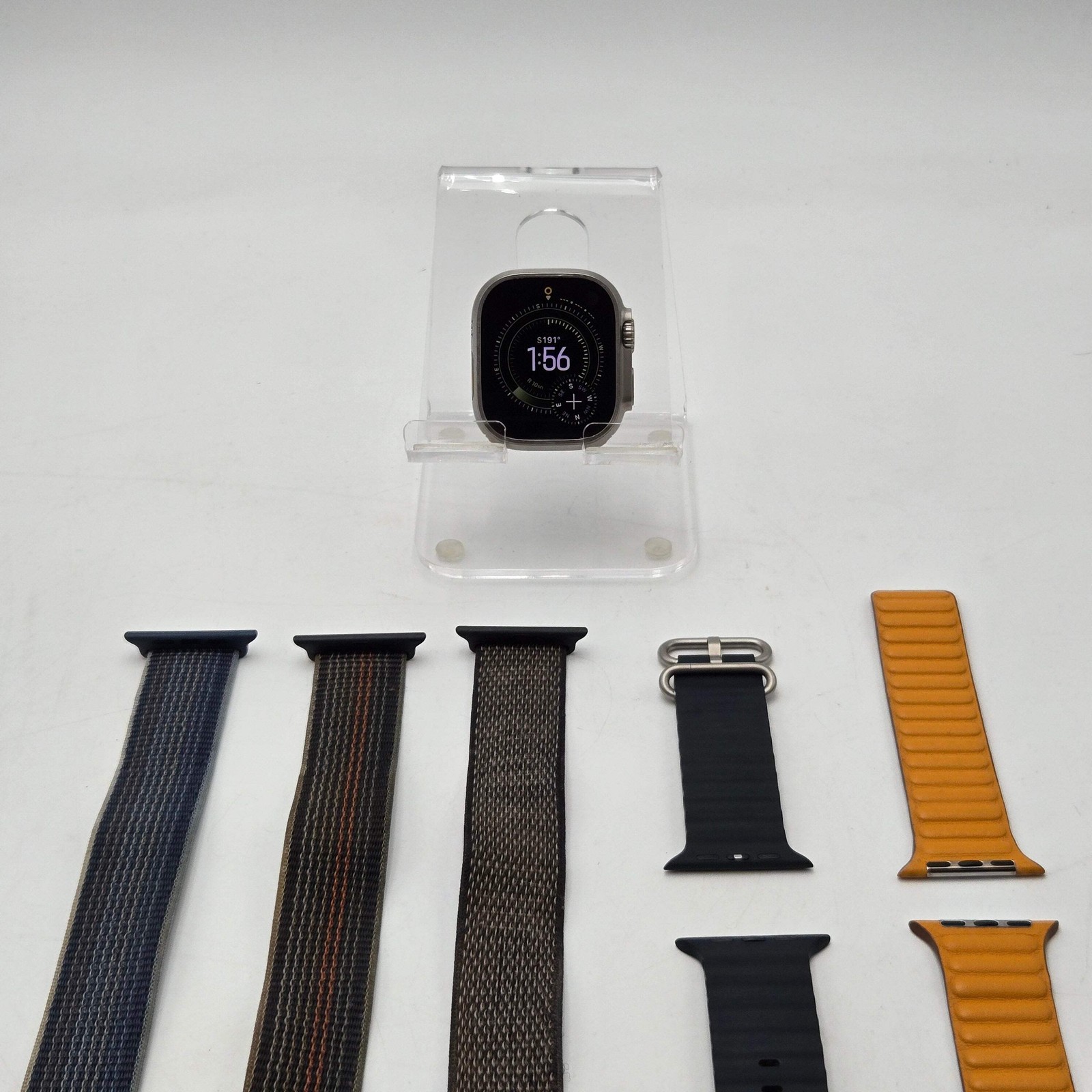 Apple Watch Ultra Unlocked A2622 49mm GPS + Cellular Natural Titanium BH 87%