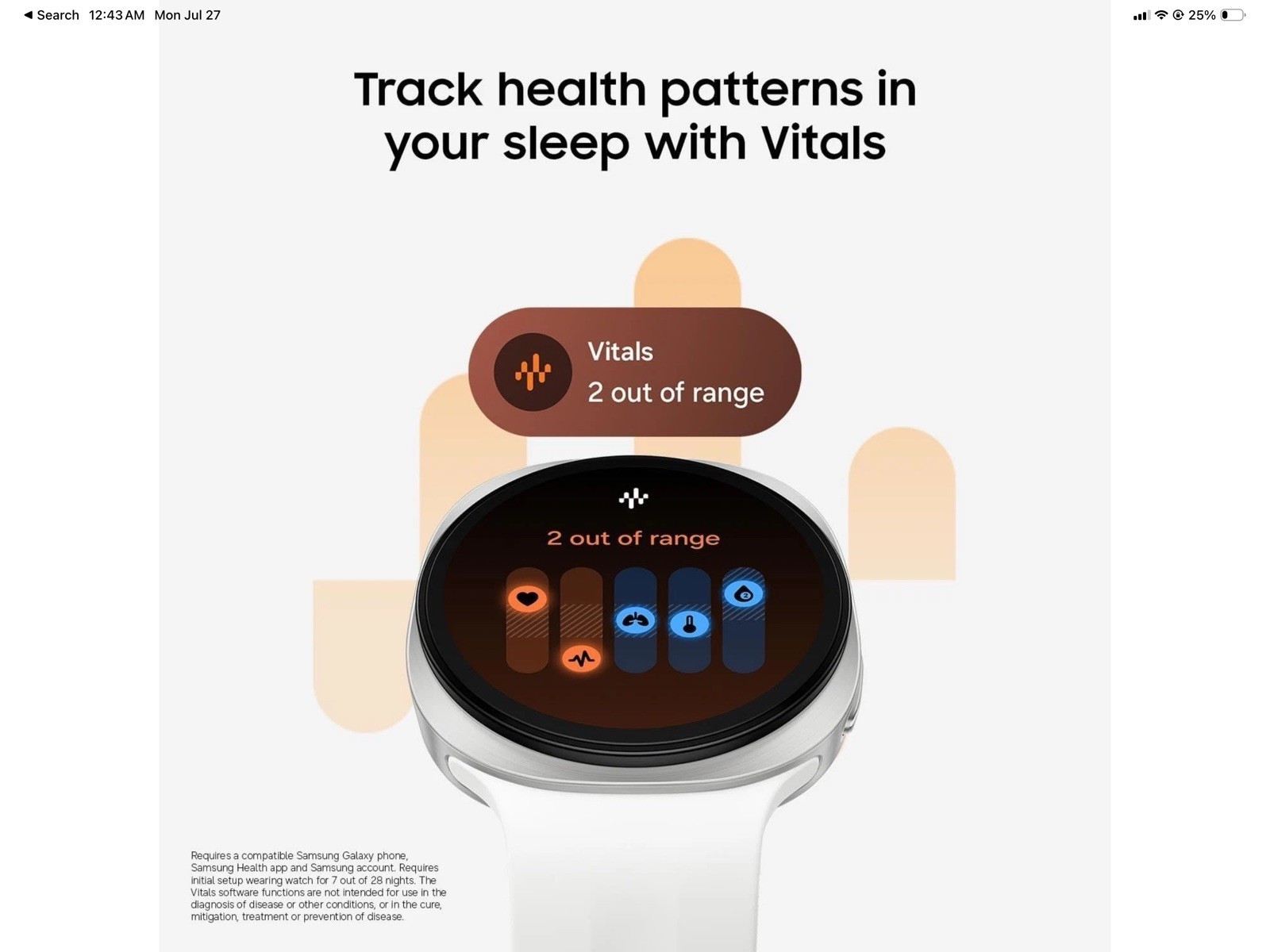 Samsung Galaxy Watch9, Cream, 40mm Bluetooth Smartwatch AI Assistant, BRANDNEW