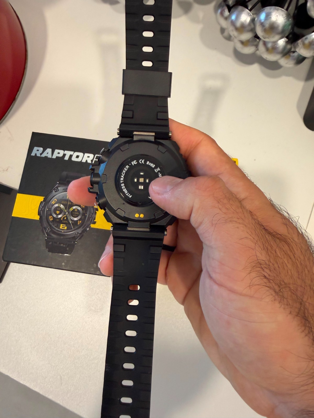 Official Reseller – Alphagear Raptor Pro Smart Watch Men AMOLED Open Box