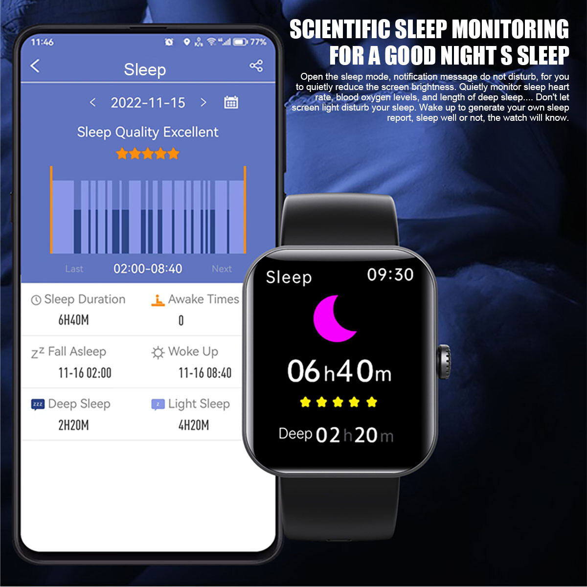 2026 Smart Watch For Men/Women, Waterproof Smartwatch Bluetooth iPhone Samsung