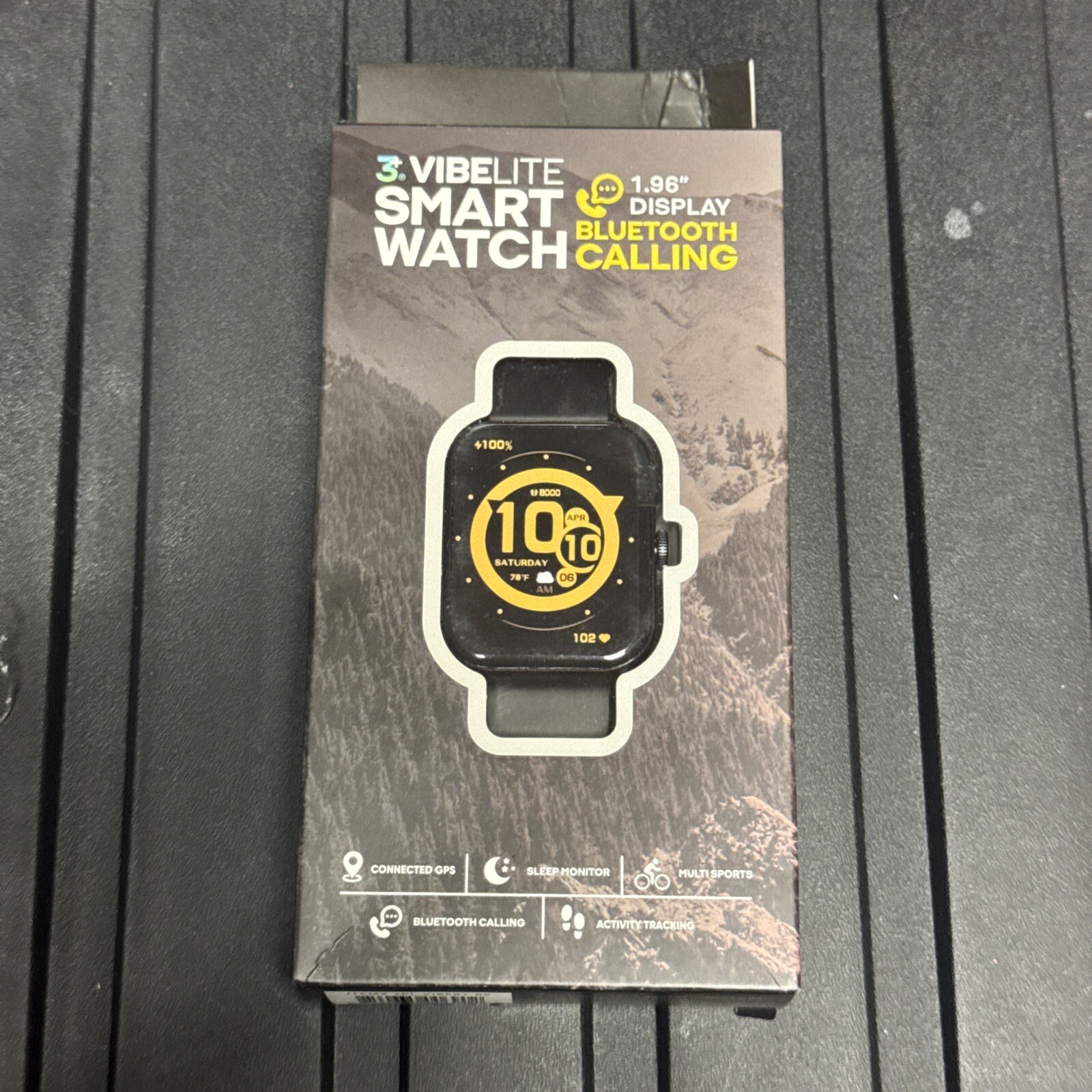 3Plus Vibe LiteBT BK Vibe Lite BT (Bluetooth Calling) Smartwatch Black