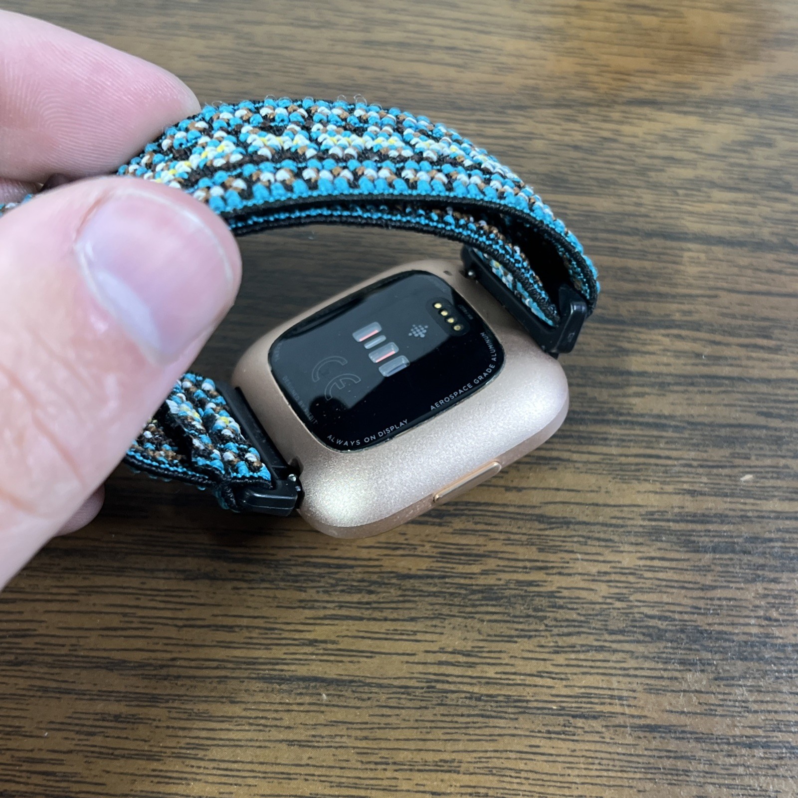 Fitbit Versa 2 – Health & Fitness Smart Watch Copper Rose Pink With Band FB507