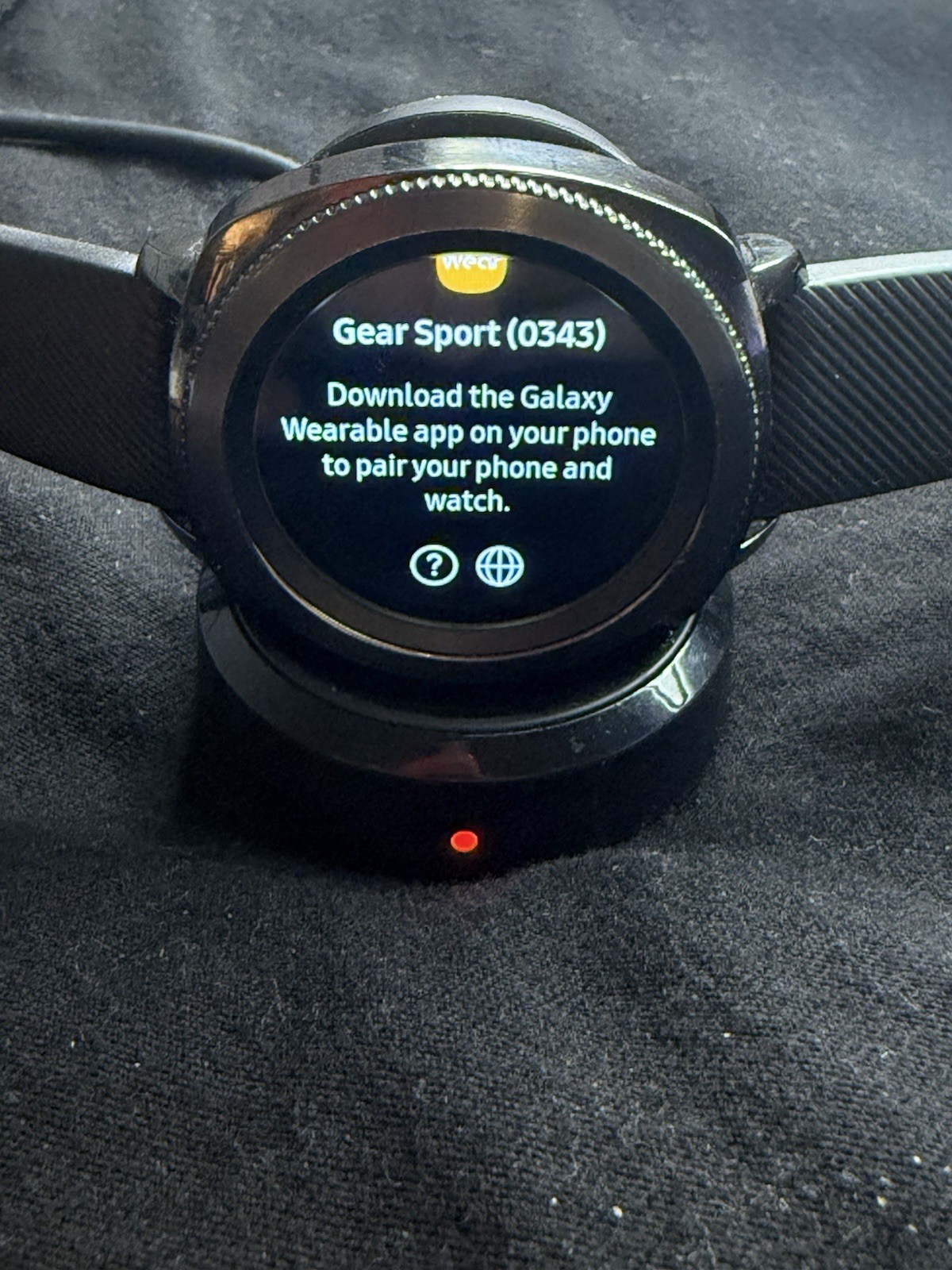 SAMSUNG Galaxy GEAR SPORT SM-R600 BLACK Bundle Away
