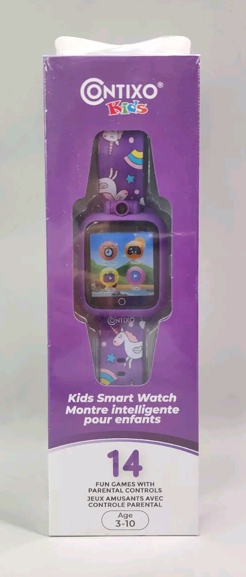 Contixo KW1 Kids 1.54″ Smart Watch 14 Educational Games, HD Touch Screen &Camera