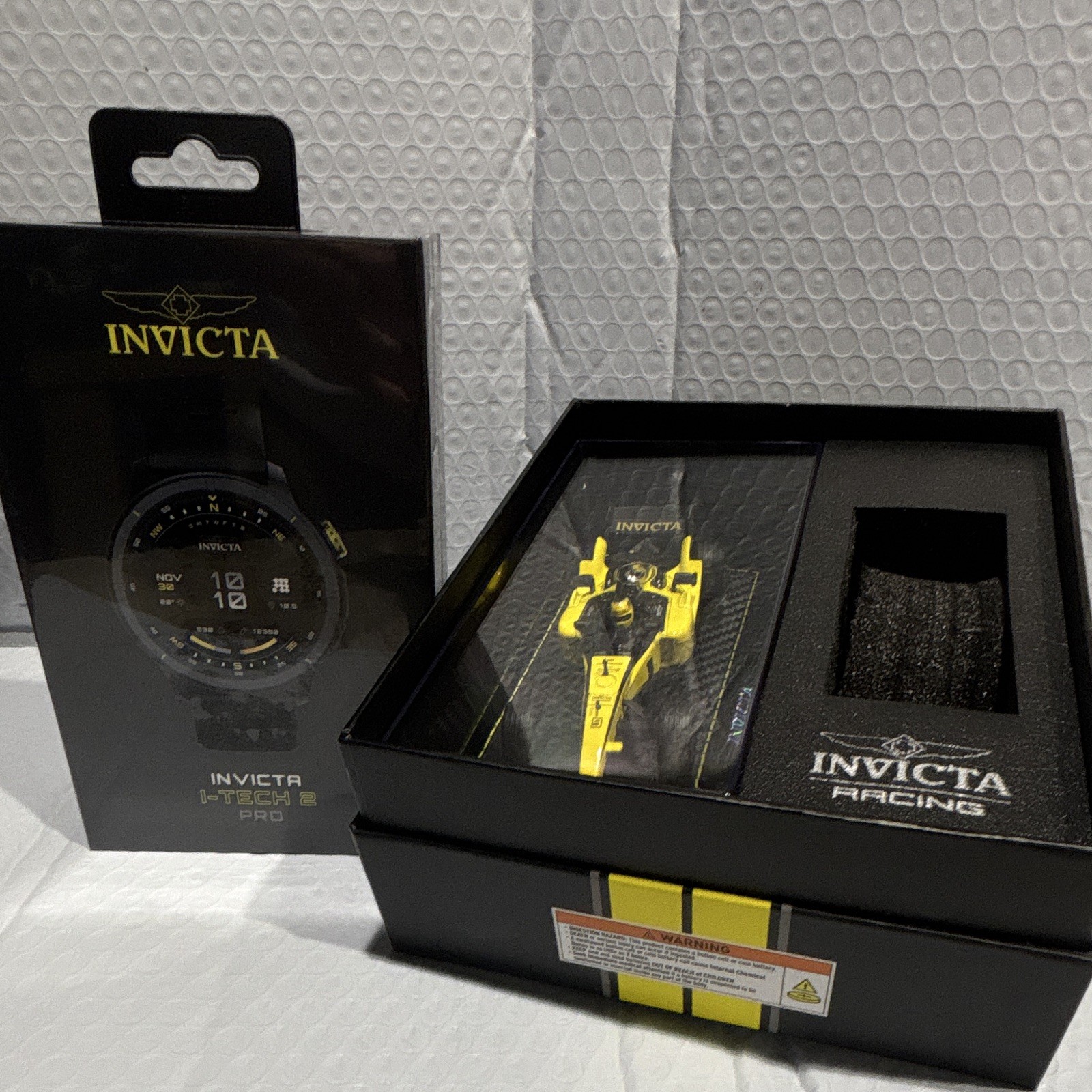 Invicta I-Tech 2 Pro 46mm Smartwatch GPS Maps Sleep iOS/Android 4GB Black w case