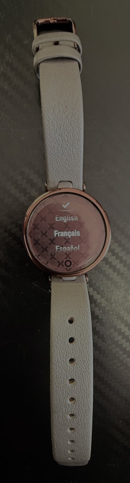 Line Garmin Lily Smart Watch – Women – Heart Rate Monitor, Pulse Dark Bronze