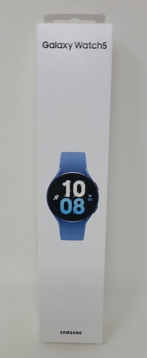 Samsung Galaxy Watch 5 Bluetooth Wi-Fi GPS 44mm R910 Blue FACTORY SEALED