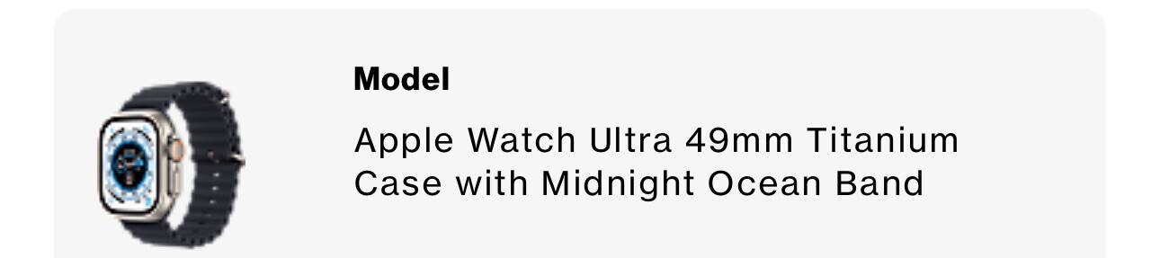 ✨ Brand New Apple Watch Ultra 49mm Titanium Case With Midnight Ocean Band ✨