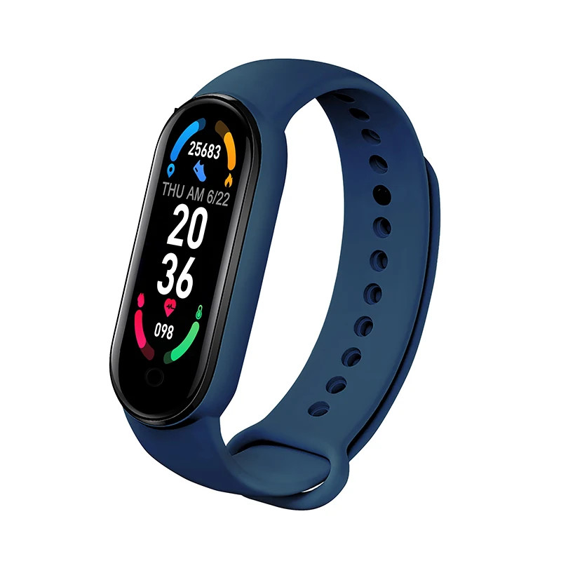 M6 Smart Watch Men Women Fitness Smart Bracelet Sports Band Heart Rate Blood Pre