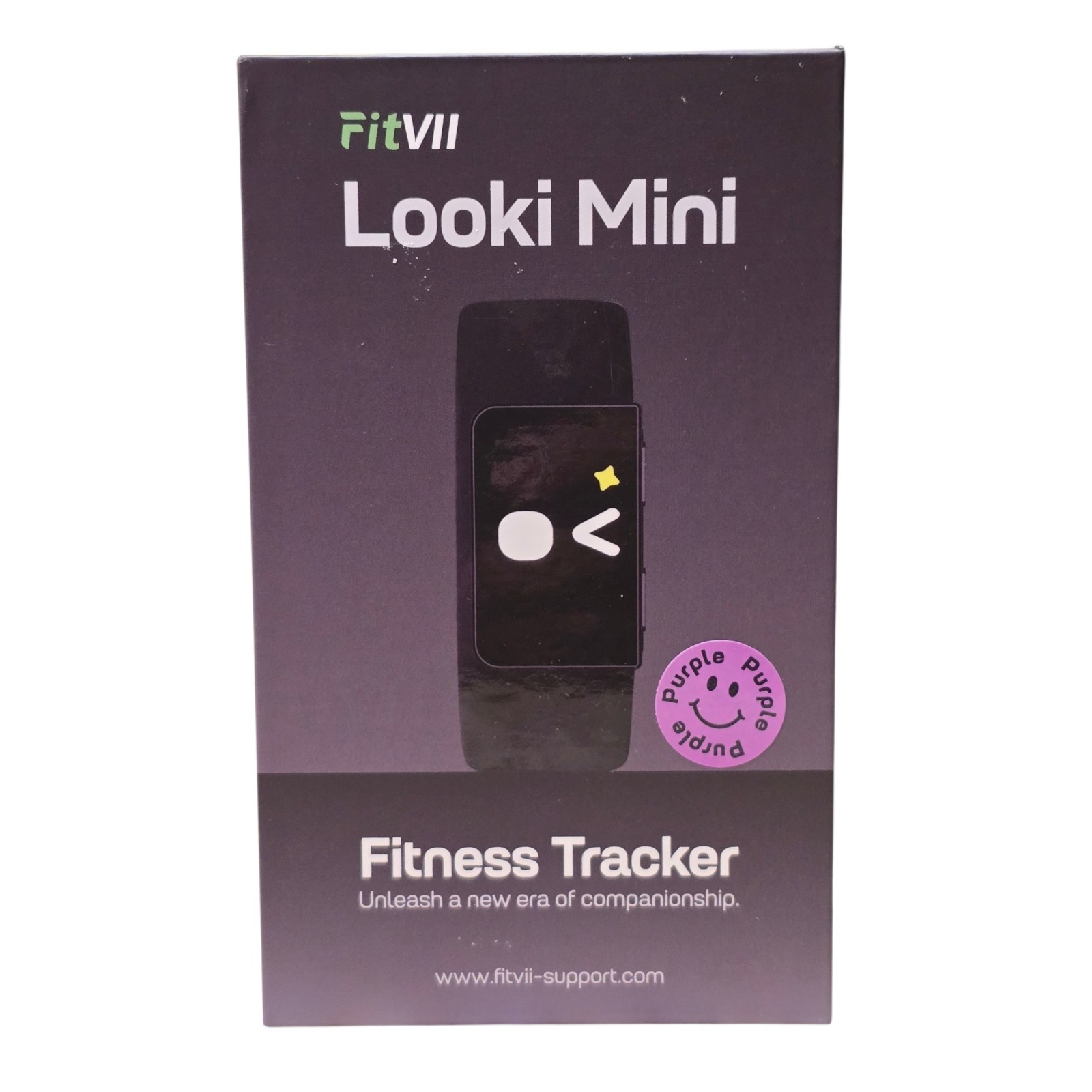 FITVII Looki-mini Fitness Tracker Slim AMOLED Fitness Watch 2025 Purple NOB