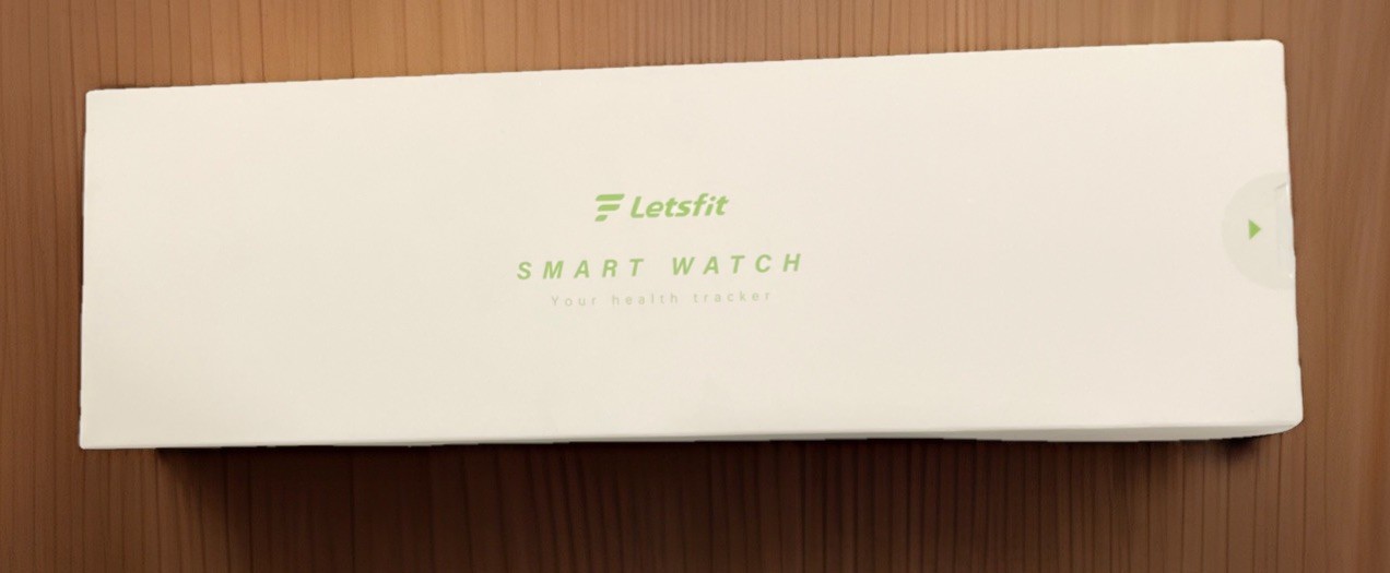 Gold Bezel + Black Band | Letsfit Smart Watch | New Gift