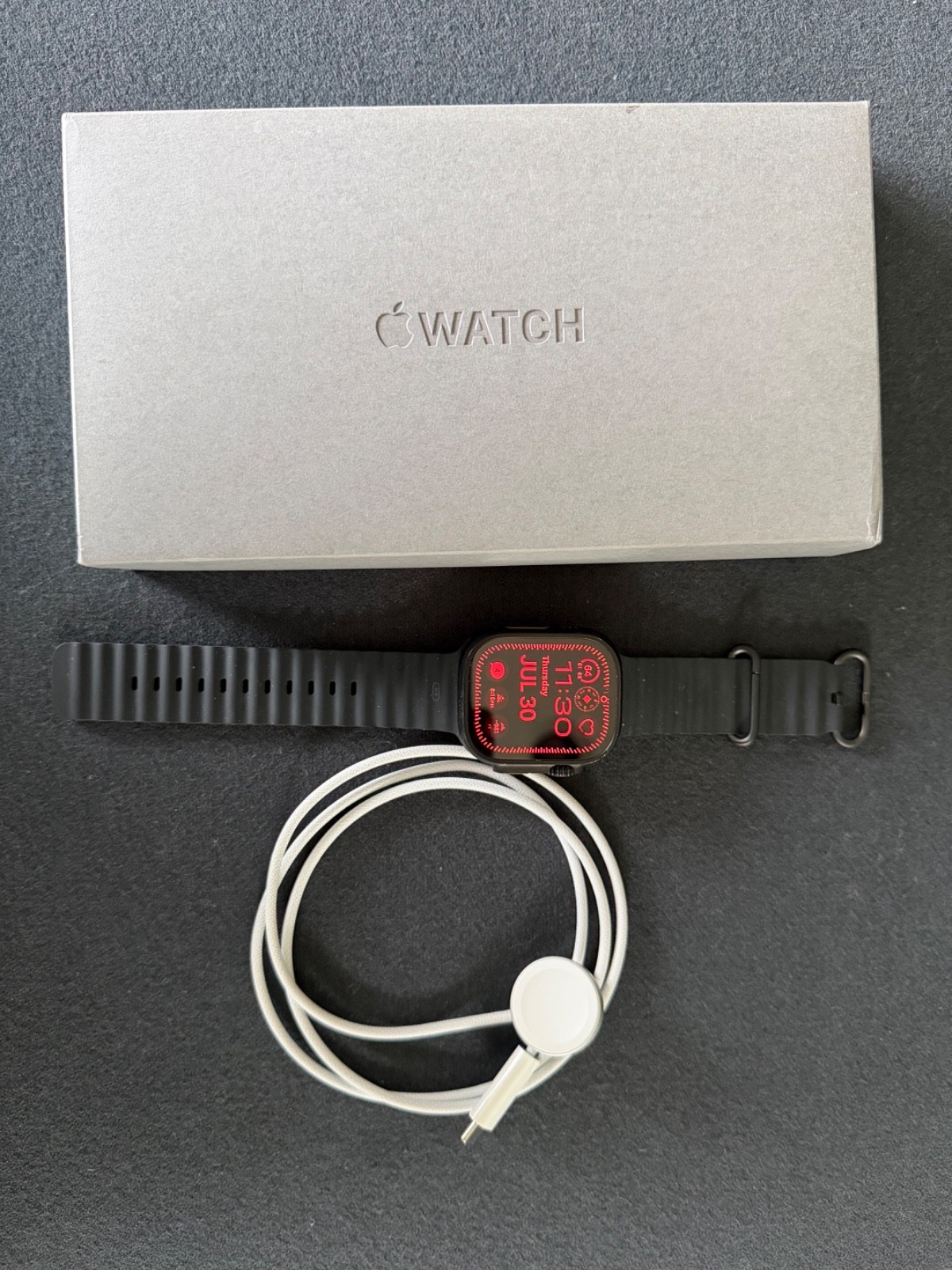 Apple Watch Ultra 2 49mm Titanium Case Black Wi-Fi + Cellular Unlocked A2986