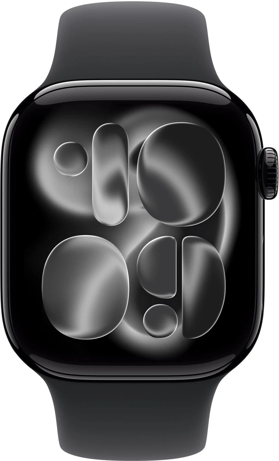 Apple Watch Series 11 42mm Jet Black Aluminum – Black Sport Band New, No Box