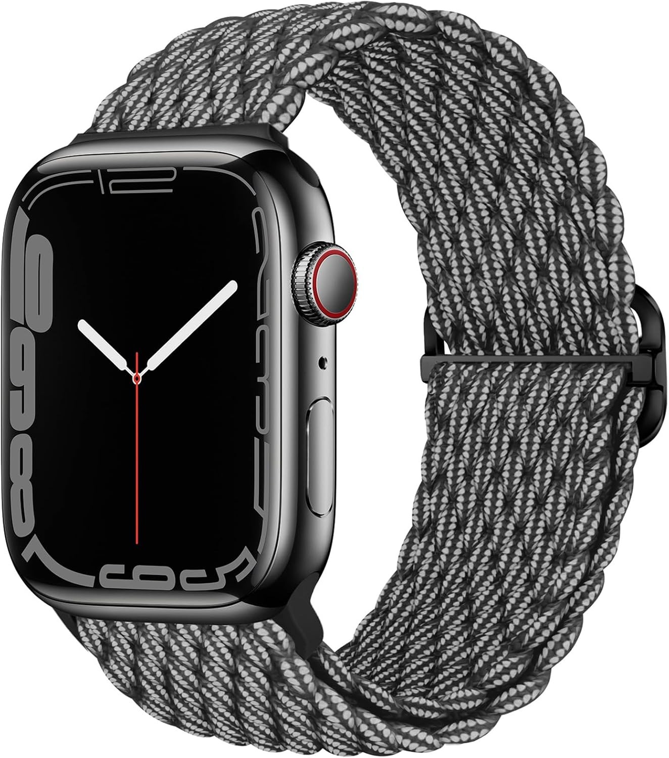 Stretchy Solo Loop Strap Compatible with Apple Watch 49mm 44mm Sport Breathable