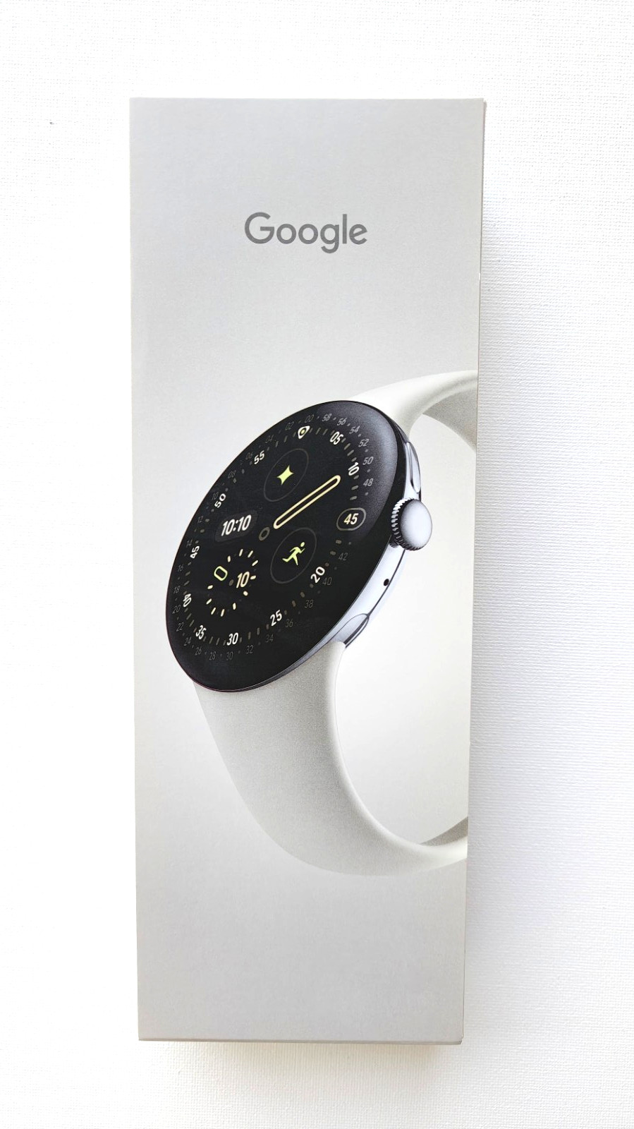Google Pixel Watch 4 LTE 45mm, Silver/Porcelain Band, BRAND NEW IN BOX, UNLOCKED