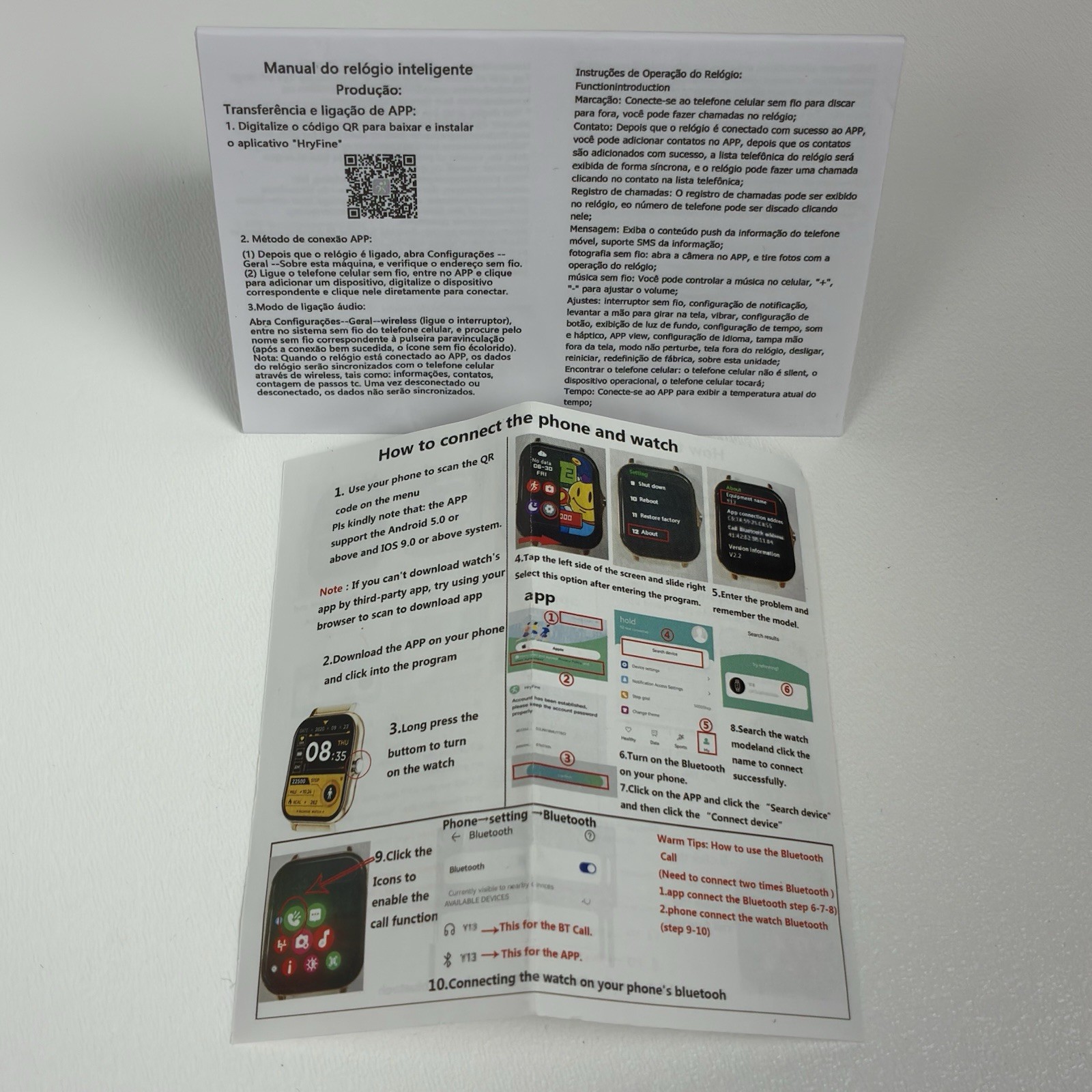 Smartwatch Bluetooth, Wi-Fi, Calls, Texts, Health Tracking Android & IOS