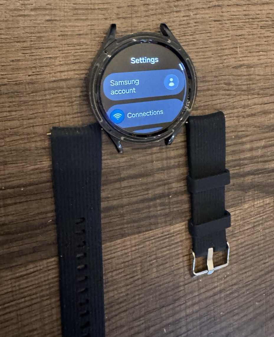 Samsung Galaxy Watch 6 Classic SM-R965U 47mm Black (LTE) Unlocked FAIR (READ)