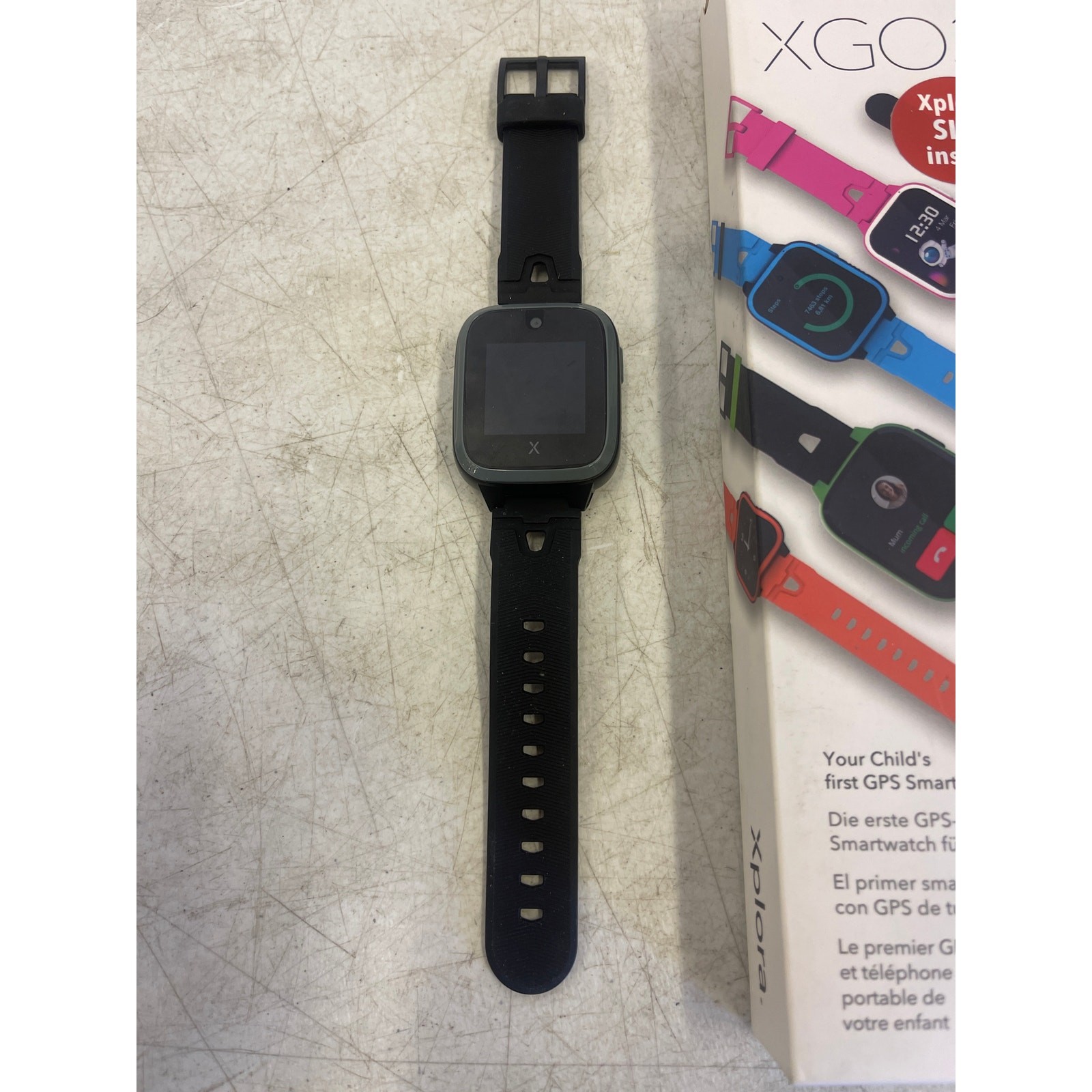 Xplora XGO3 Kids Smart Watch Cell Phone GPS Tracker – Black with SIM Card