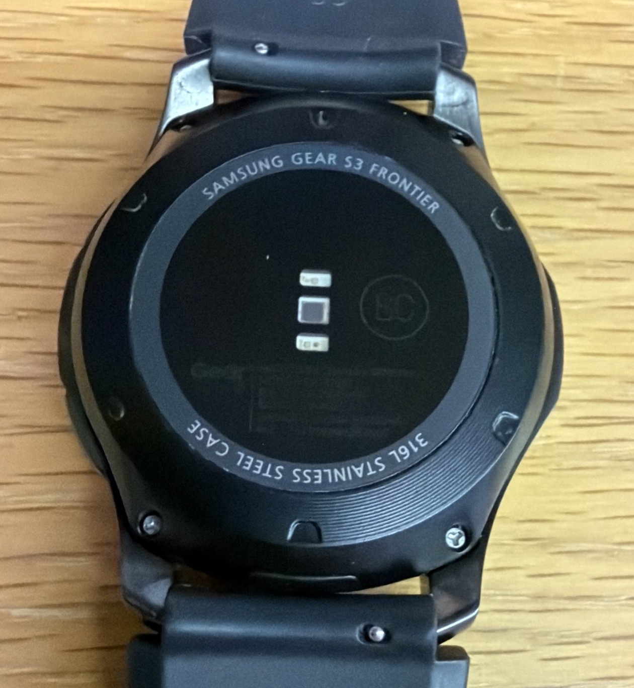 Samsung Gear S3 Frontier Stainless Steel Smart Watch Black & Accessories