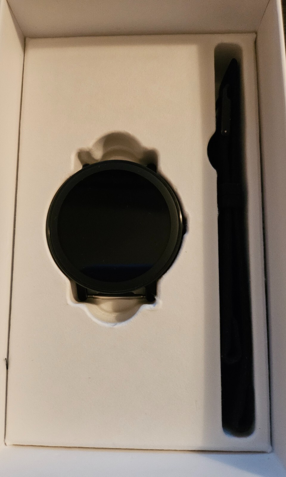 Misfit Vapor MIS7000 50m Jet Black Case w/ Black Sport Strap Smartwatch (I)