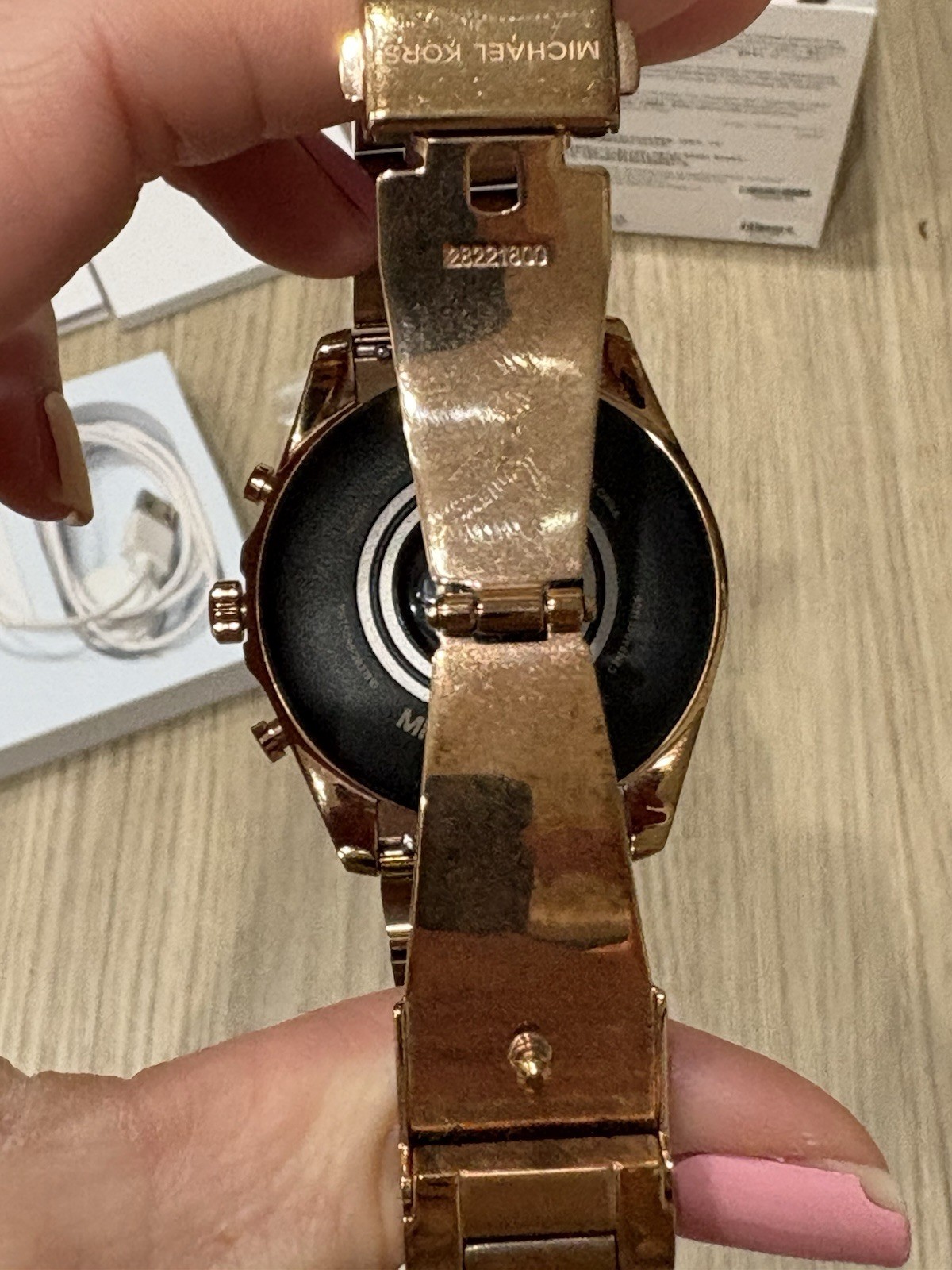 Michael Kors Access Gold Bradshaw 2 Smart Watch Model DW10M2 Box, Links, Clasp++
