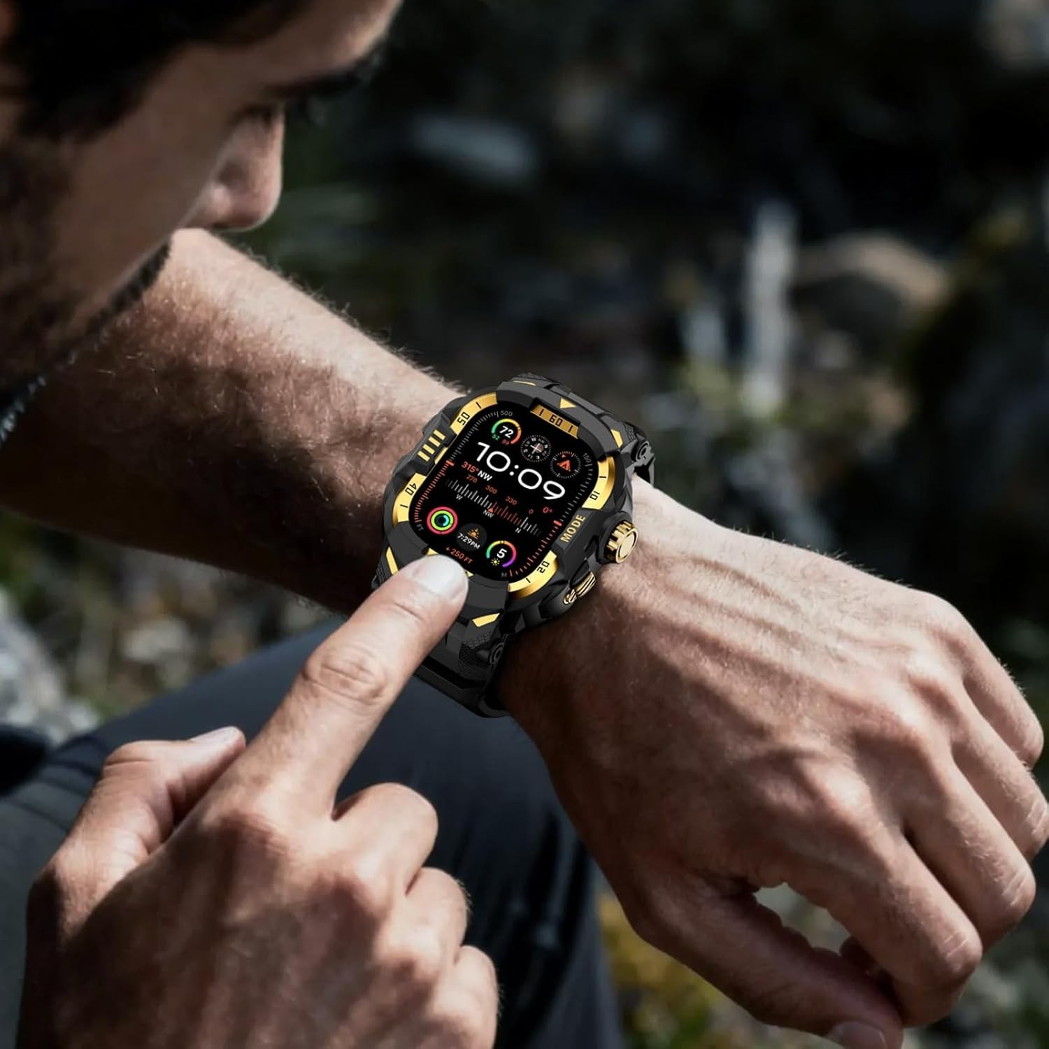 Heavy Duty Strap Compatible with Apple Watch Ultra 49mm, Military Grade