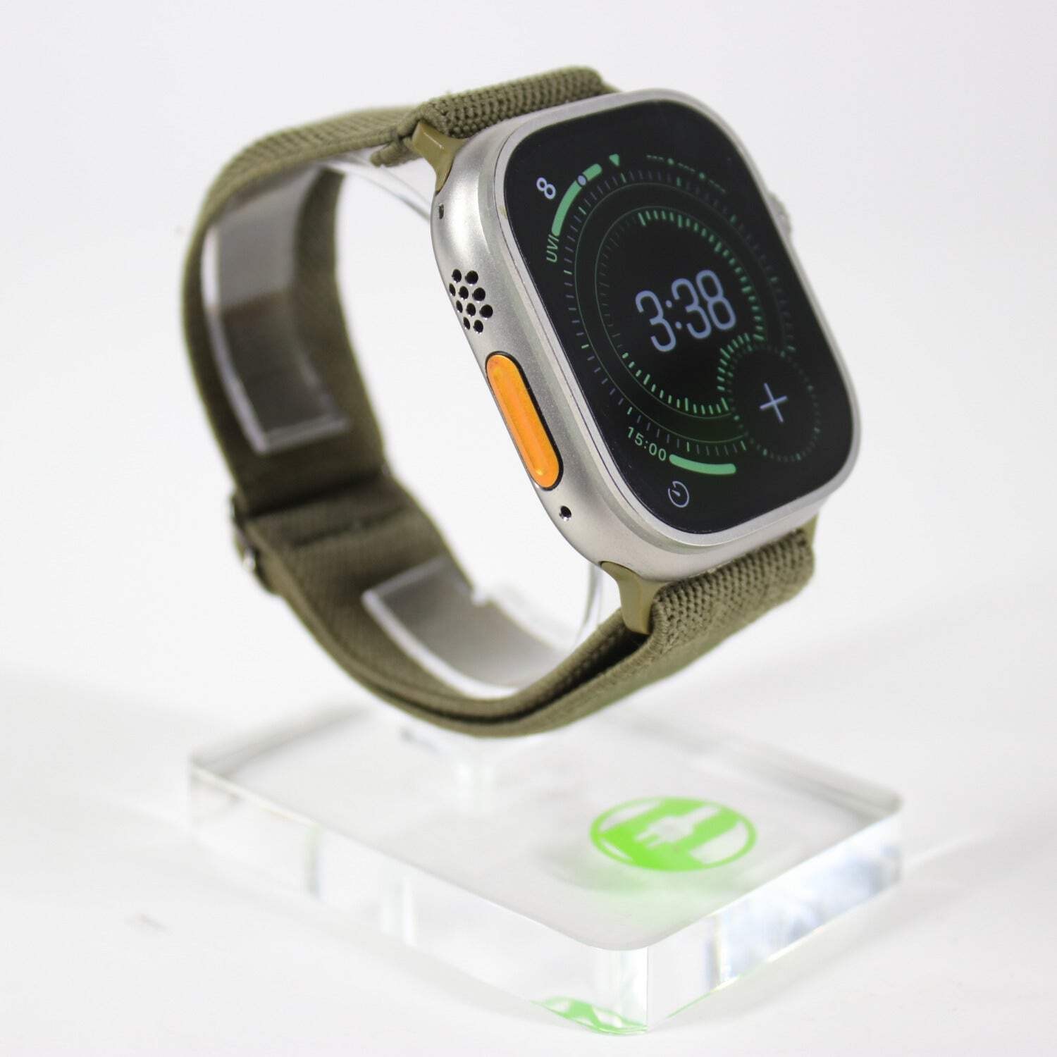 Unlocked Apple Watch Ultra 3 49MM Natural Titanium Aftermarket Band MEWH4LW/A