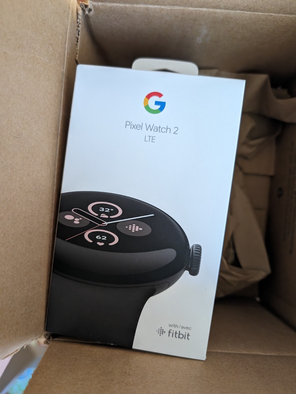 Google Pixel Watch 41mm Matte Black Stainless Steel Case with Obsidian Active…