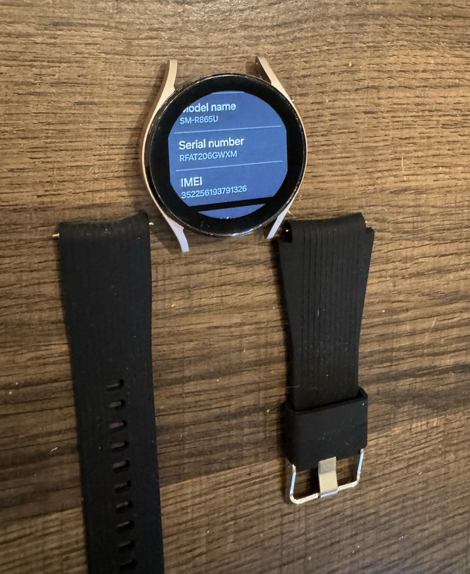 Samsung Galaxy Watch 4 SM-R865U 40mm RoseGold (LTE) Unlocked Very Good