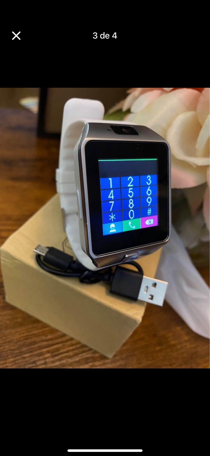 Bluetooth Smart Watch w/Camera Waterproof Phone Mate For Android Samsung iPhone