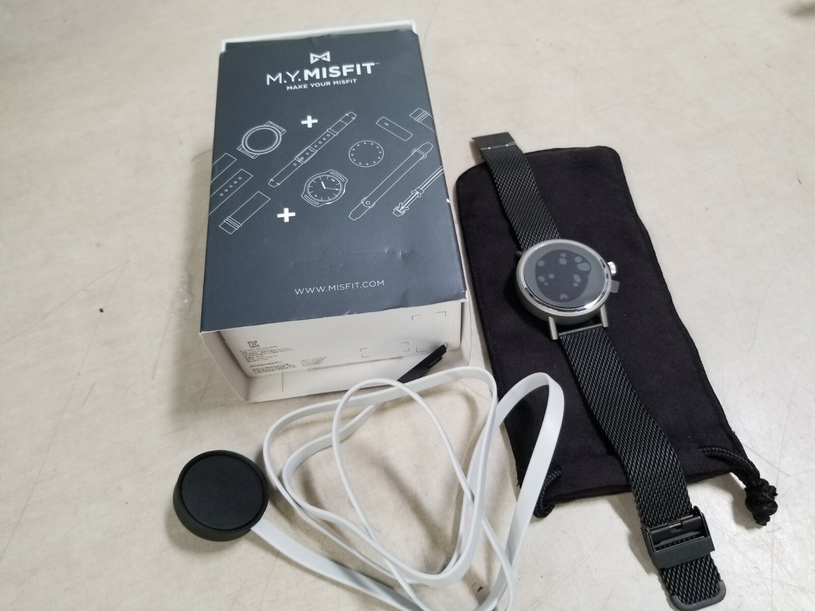 Misfit V.A.P.O.R. Quartz Digital Multifunction Watch DW3A Smart Watch, UNTESTED