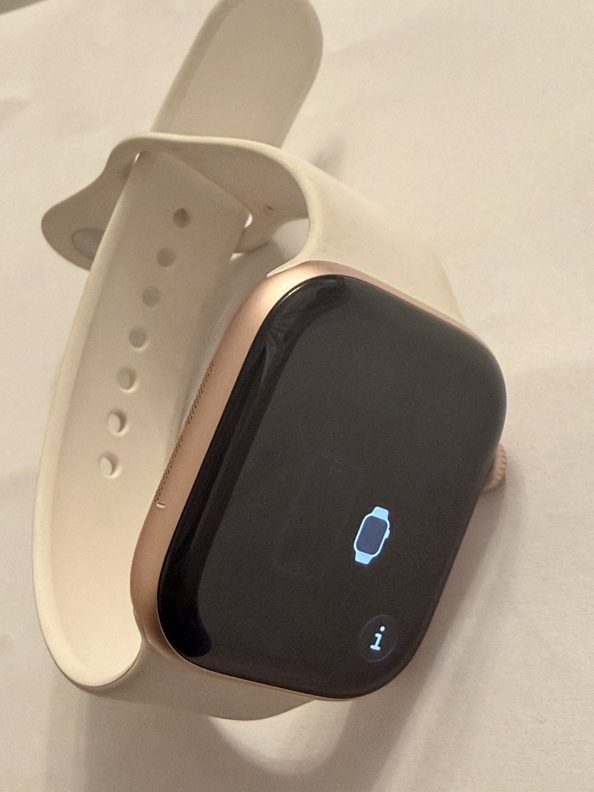 Apple Watch S11 (GPS + LTE) 46MM Rose Gold Aluminum Case Light Blush Sport Band