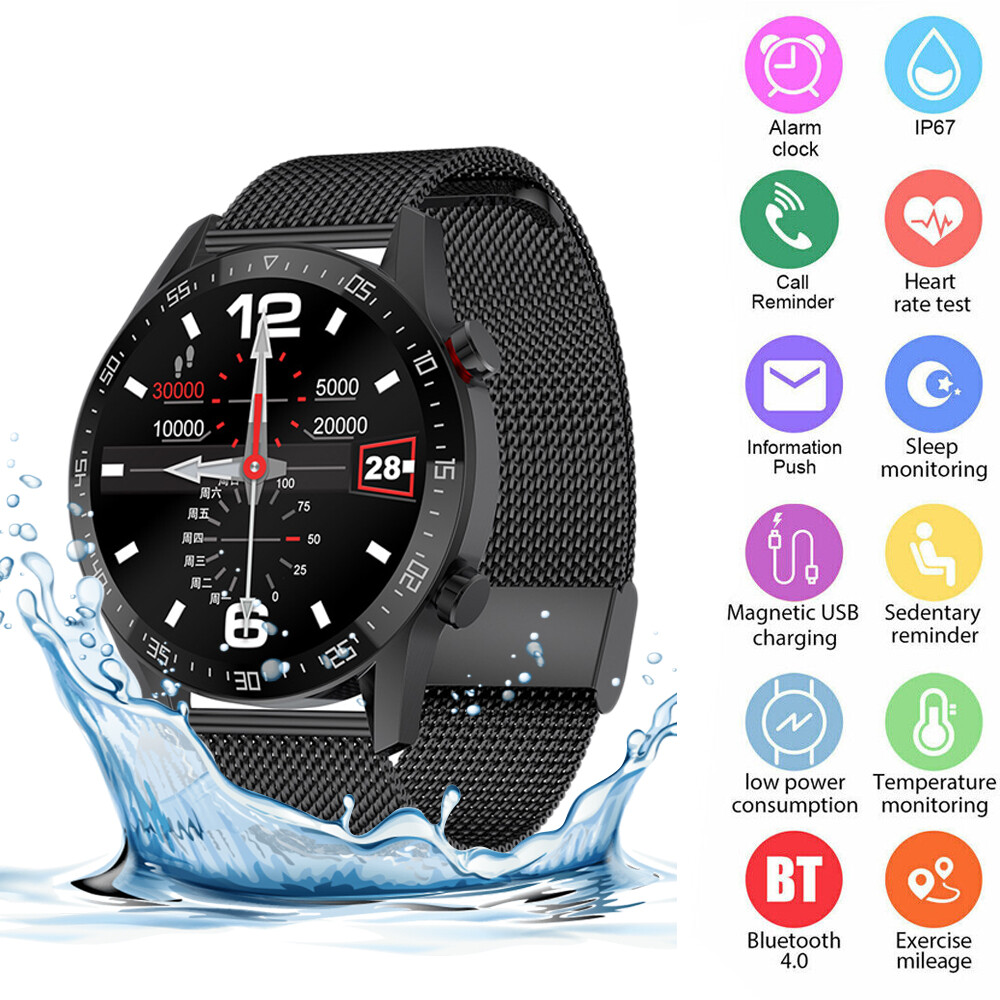 Bluetooth Smart Watch Sport Heart RateTracker Waterproof For iPhone Memory: 32MB