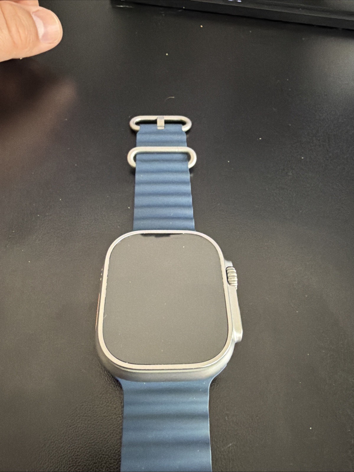 Genuine Apple Watch Ultra 2 49mm Titanium Case with Ocean Band – Blue – Unlocked
