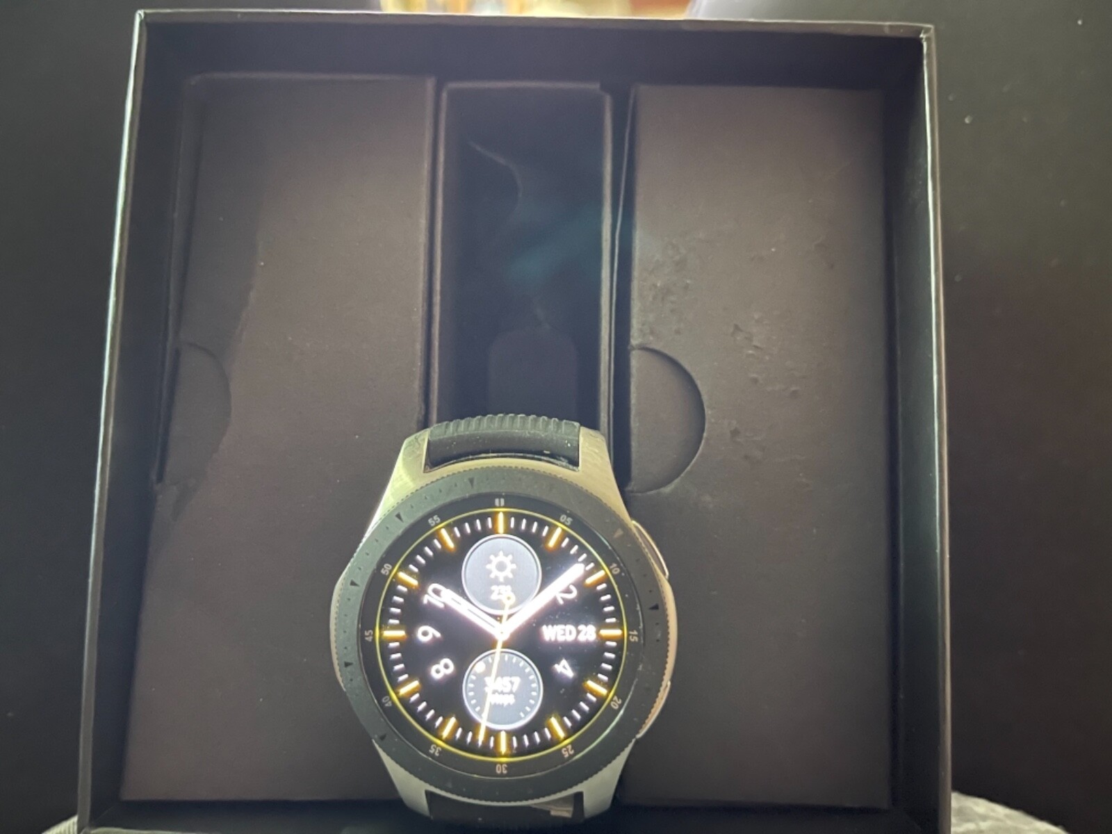 Samsung Galaxy Watch Sm-r800 46mm Silver Smartwatch Bluetooth WiFi