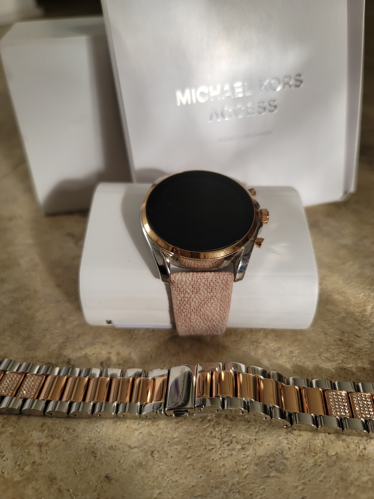 Michael Kors Gen 6 Bradshaw Two-tone Smartwatch Set MKT5137