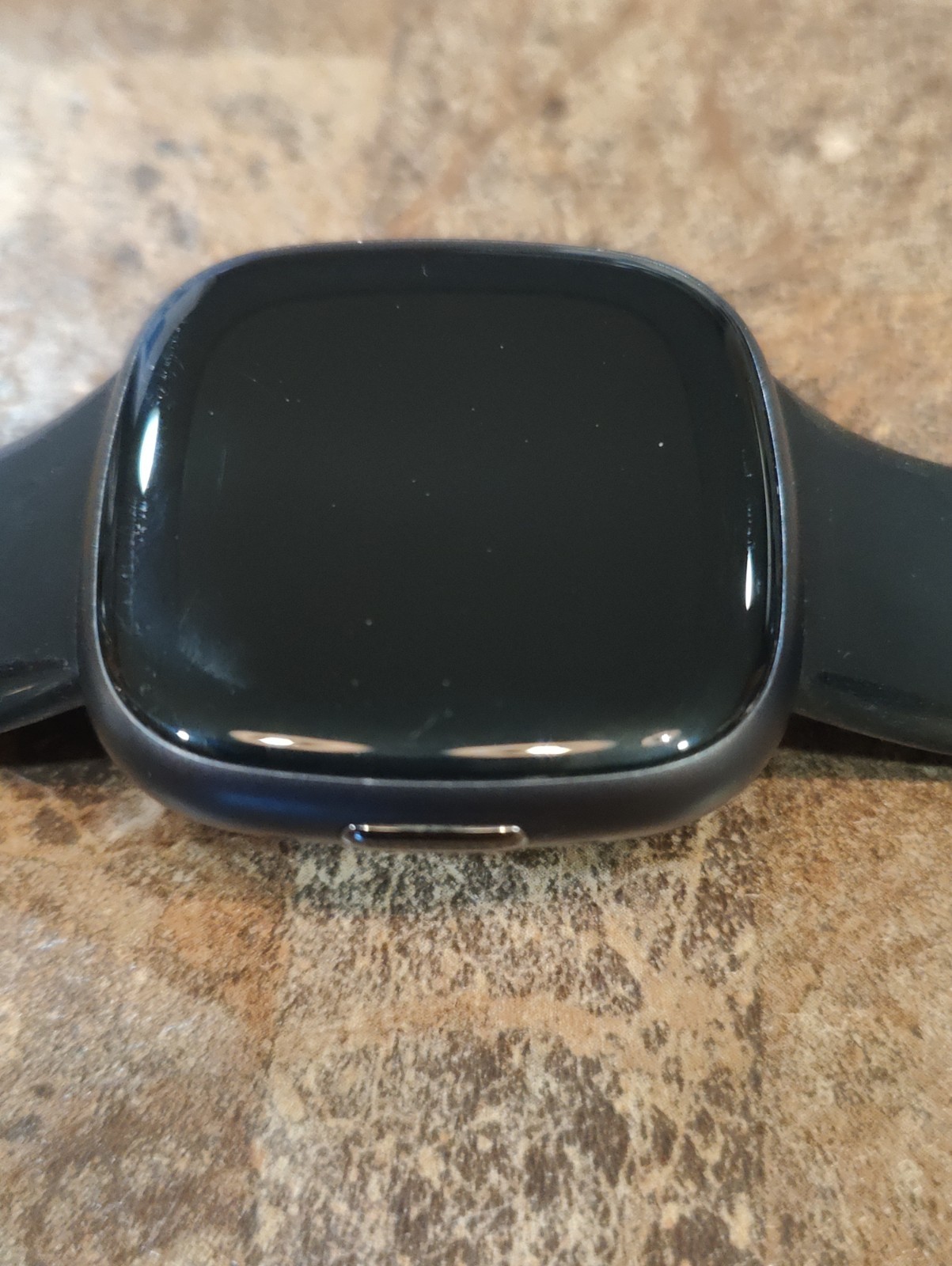 Fitbit Versa 4 Black Fitness Smartwatch GPS Heart Rate w/Box + 2 Chargers Tested