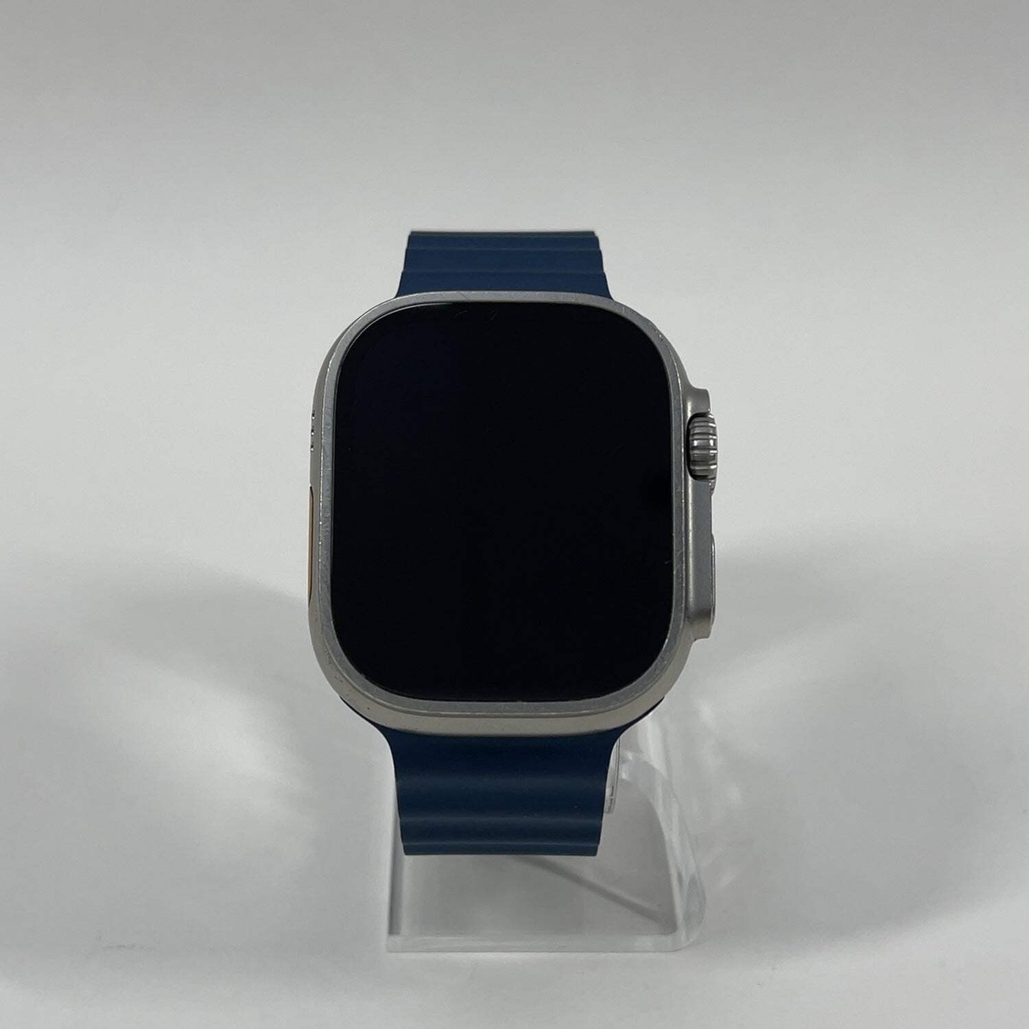 GPS Only Apple Watch Ultra 49MM Natural Titanium Blue Ocean Band MQEX3LL/A