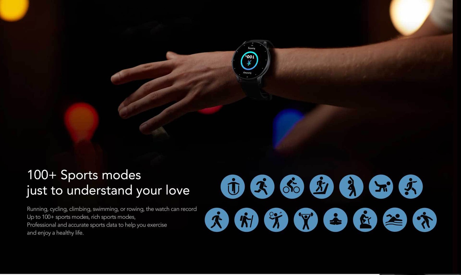 1.28inch ZL02D smartwatch waterproof AI voice heart rate health monitoring watch