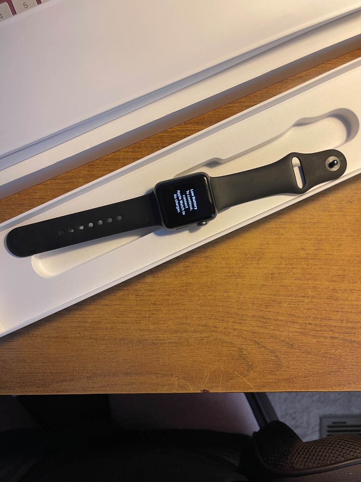 APPLE WATCH MP022LL/A SERIES 1 38MM SPGR AI BLACK SP A1802 LATE NITE BARGAINS!