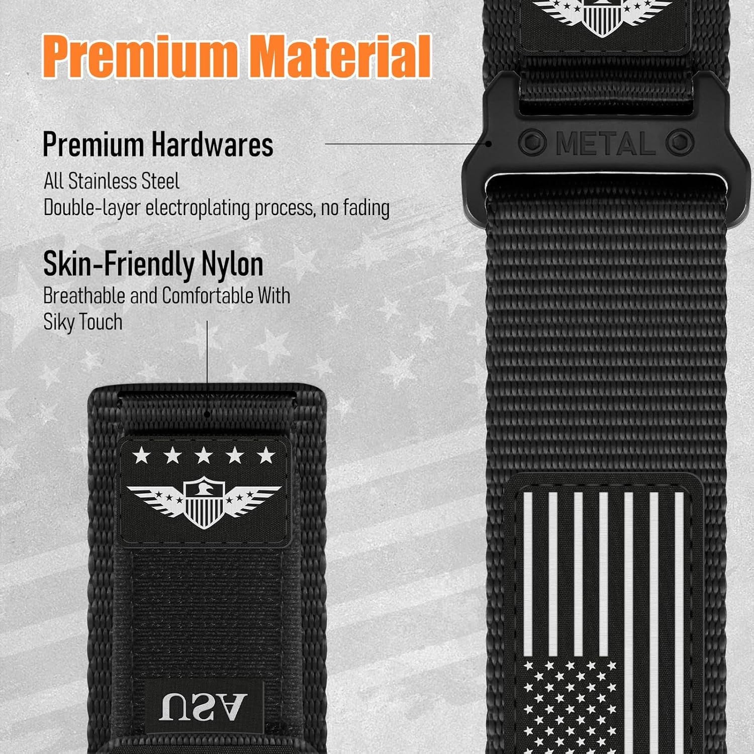 20mm Nylon Fabric Band for Samsung Galaxy Watch 7 44mm, Compatible Strap