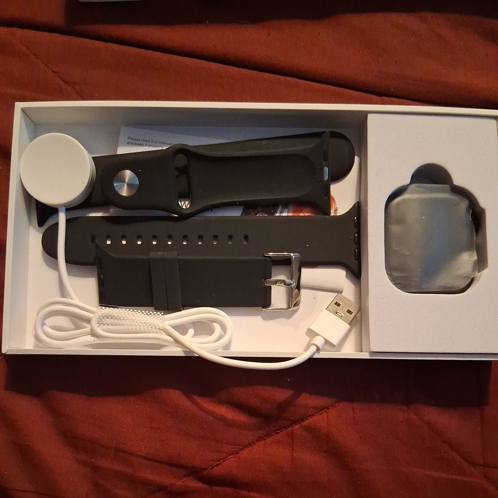 Multi Functional Sports Smart Watch Color Black Voice Assistant AI’s Chat GPT.