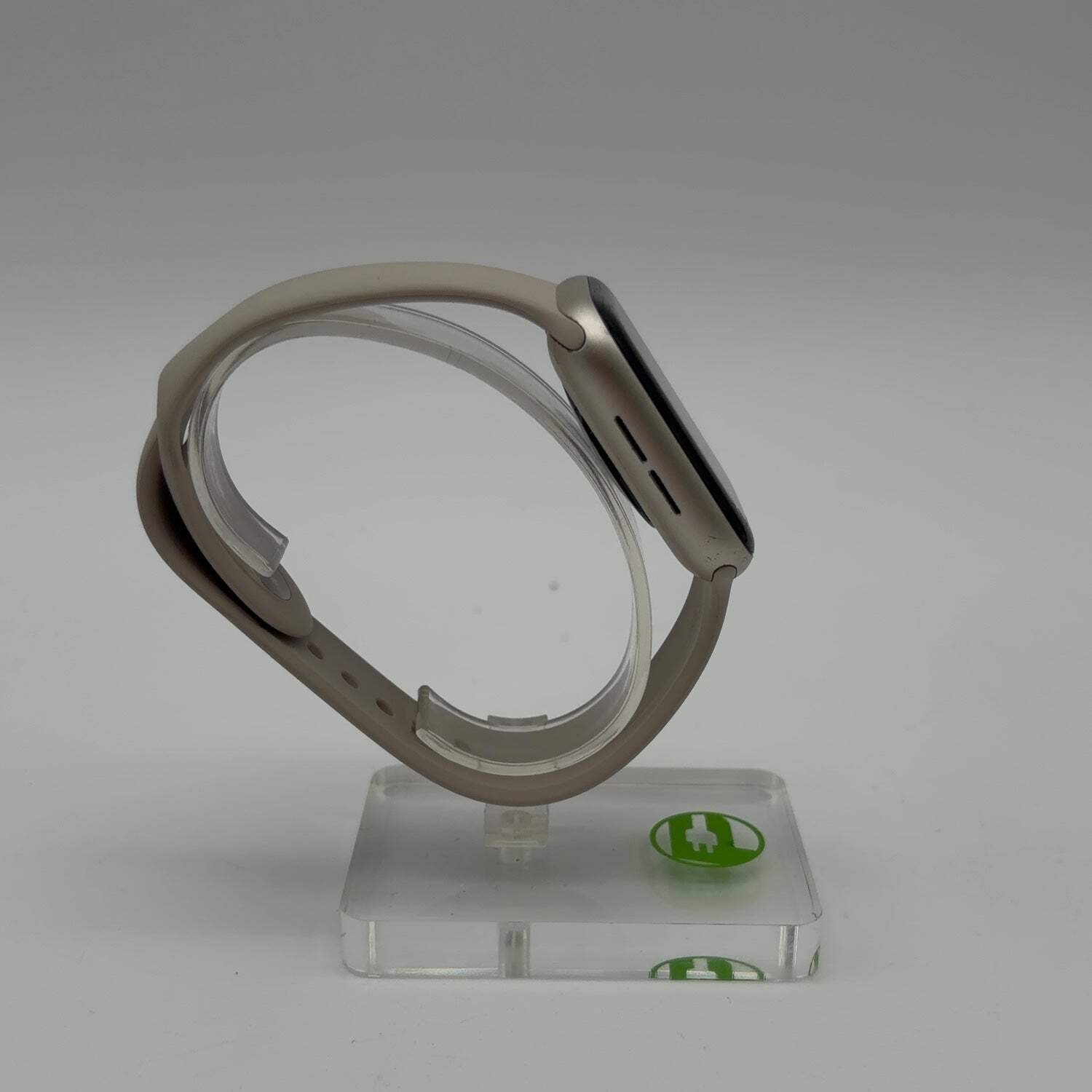 GPS Apple Watch SE 2nd Gen 44MM Silver Aluminum Light Blush Sport Band MRE53LL/A